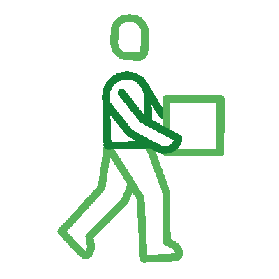 package delivery carry loop cycle
